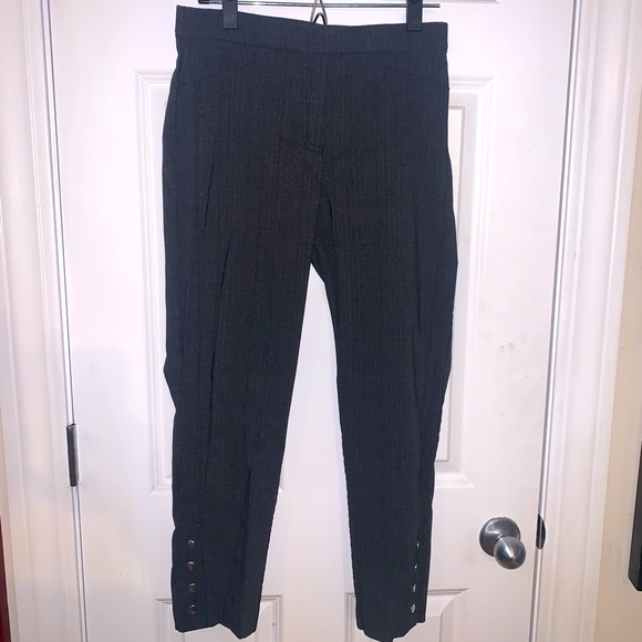 Ankle length gray business casual pants - Picture 1 of 3